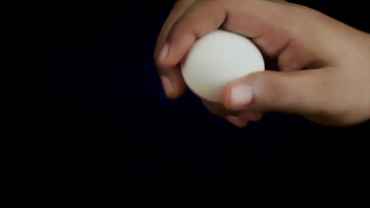 egg cracking by hiting on the side of a bowl for chicken marination chef crack egg on kitchen for cooking