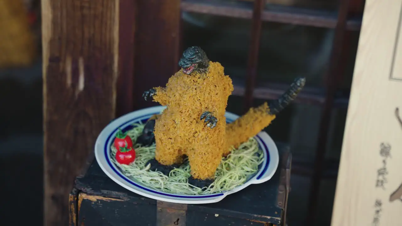 Japanese Tonkatsu Godzilla Food Replica