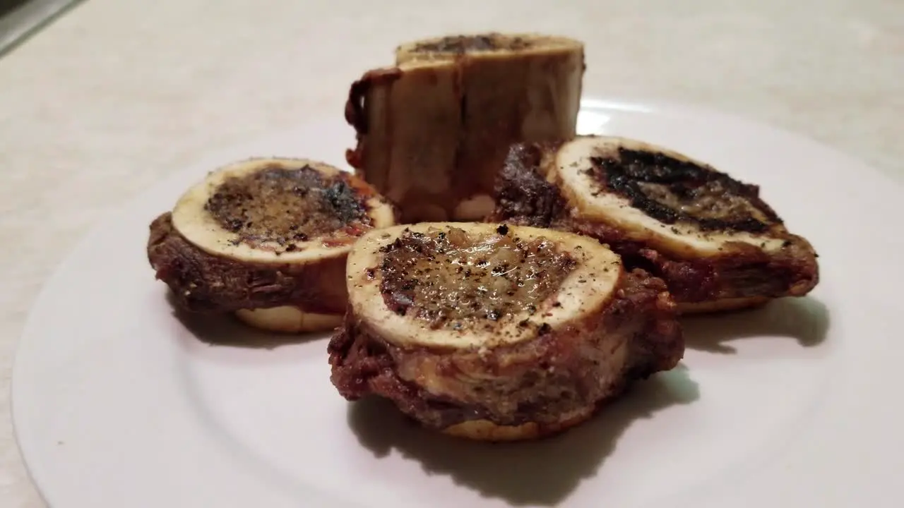 Roasted marrow bones