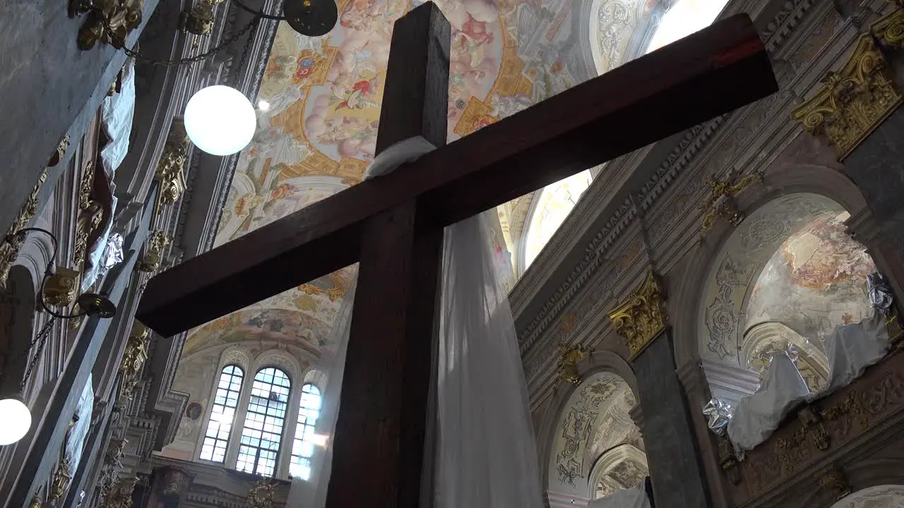 A Funeral Service Is Conducted Inside A Church Cathedral For A Dead Ukrainian Soldier During The War In Ukraine