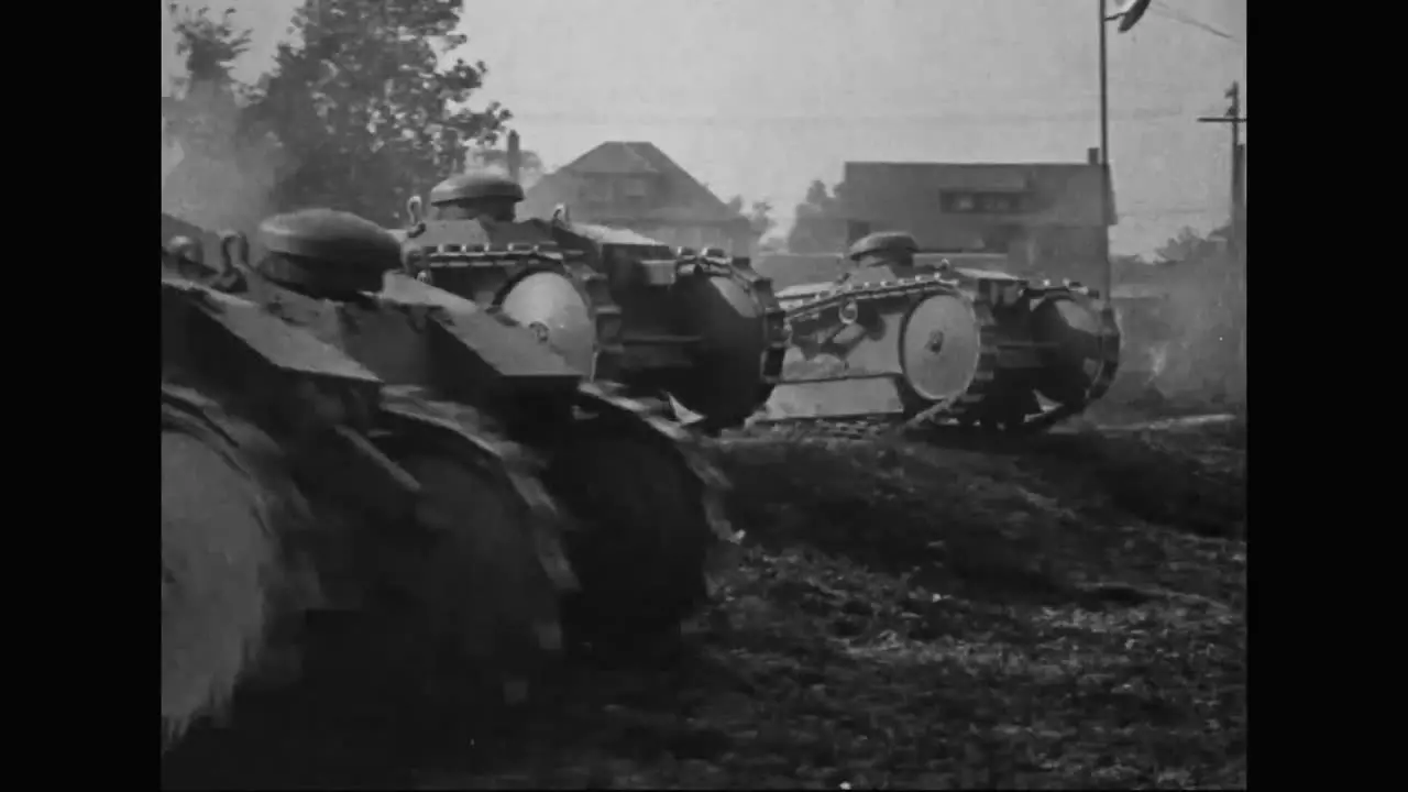 Ford Motor Company Develops Small Tanks For Use In The Battlefield In World War One