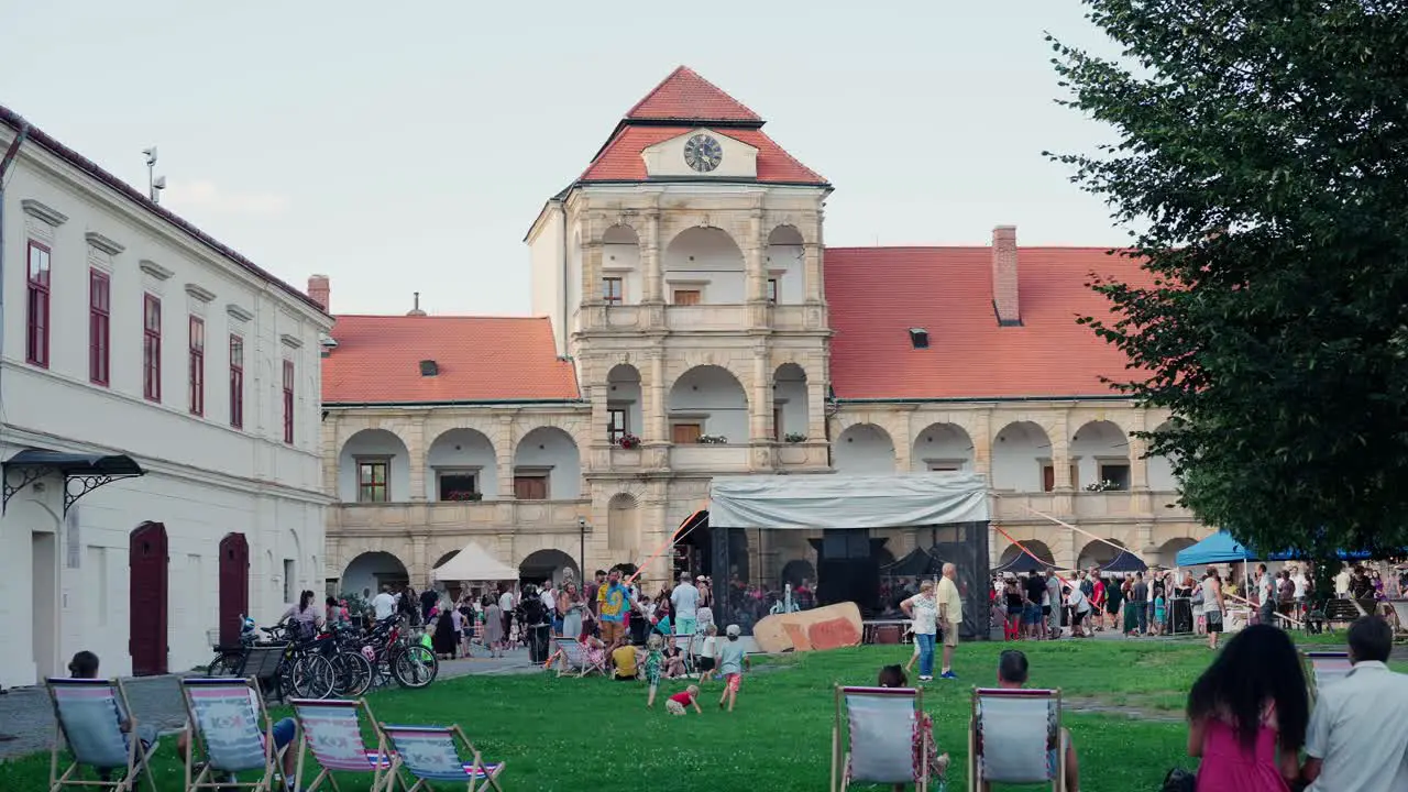 Municipal festival at the castle in Moravská Třebov?