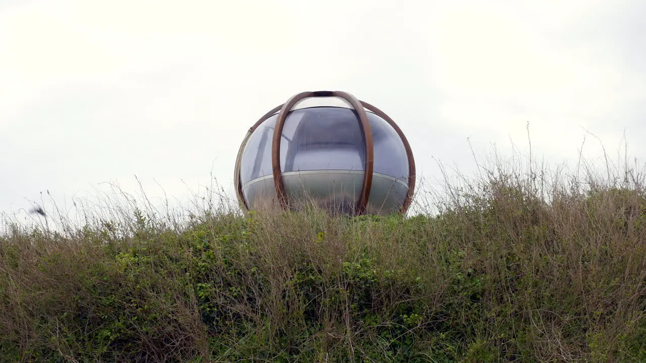 Summerhouse Garden Pod office in a bubble shape