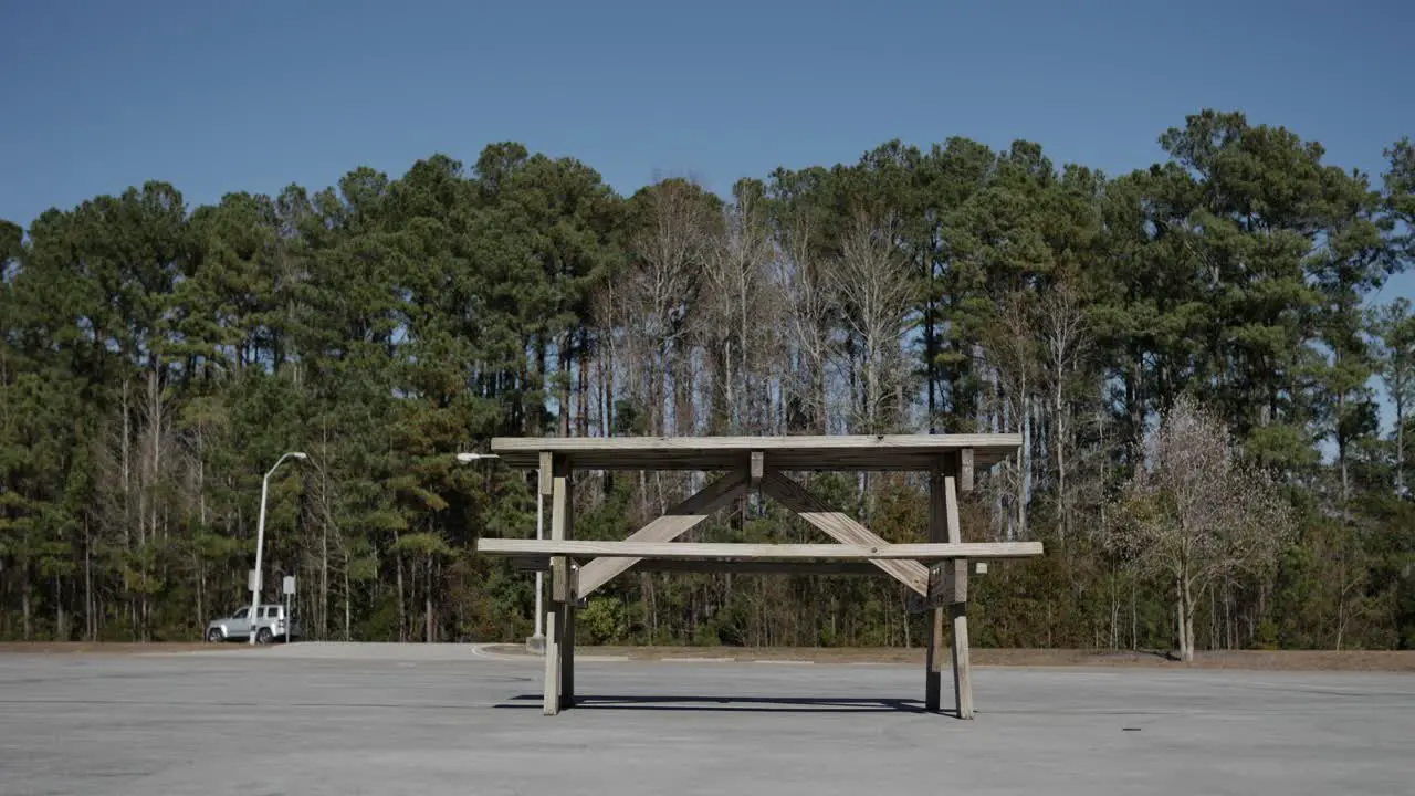 Skateboarder Picnic Table Jump