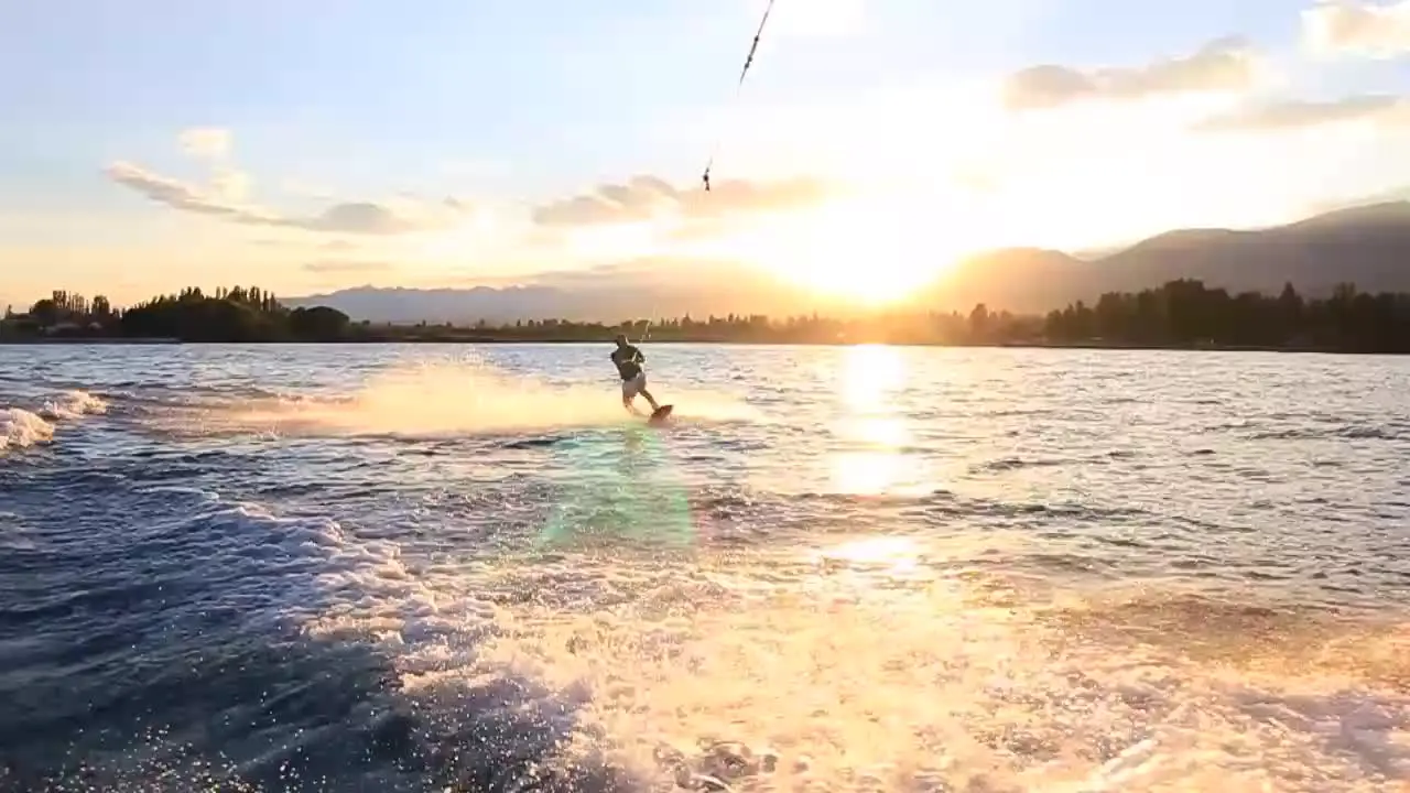 Wakeboarding on the Lake