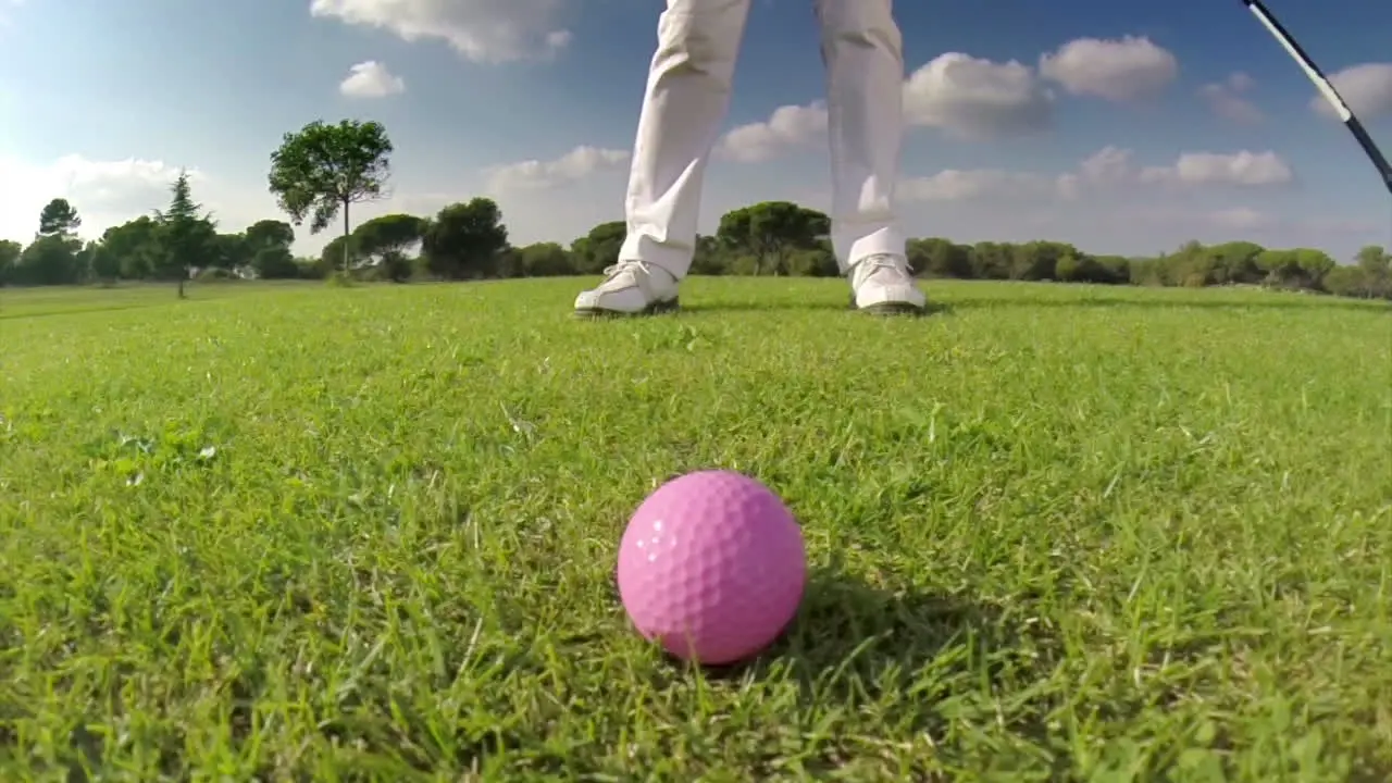 Lady Playing Golf 03