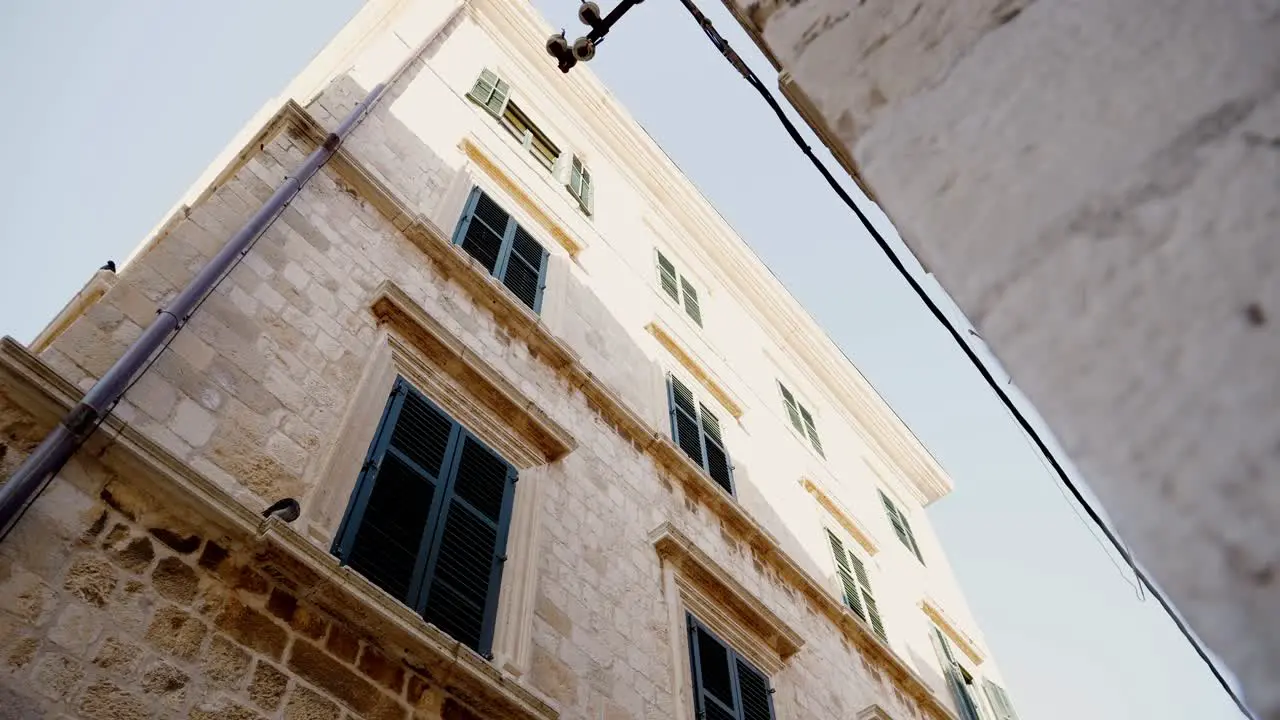 Atmospheric building on one of the streets of Dubrovnik