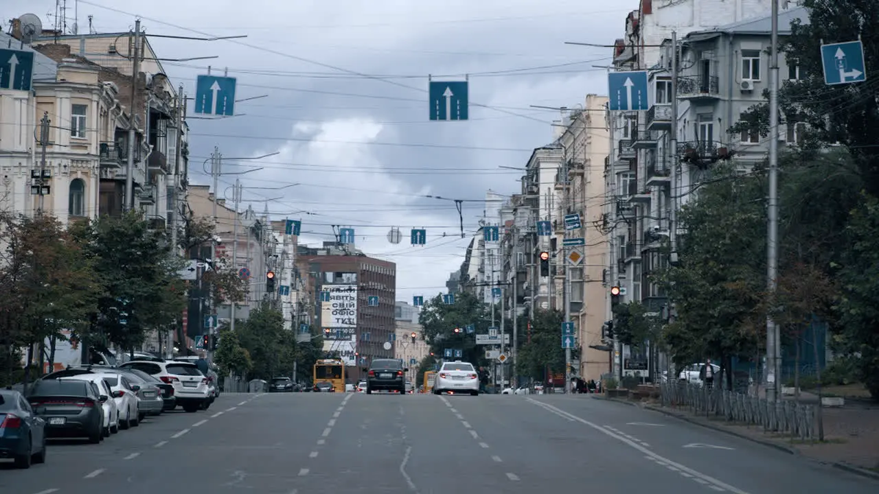 Highway road city daytime with cars driving on street urban background