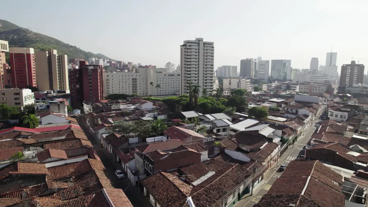 Drone clips of Cali city Colombia in South America