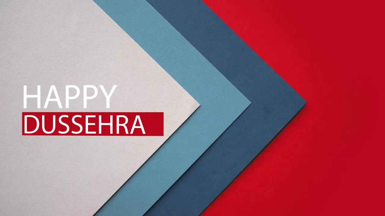 happy Dussehra red arrow background