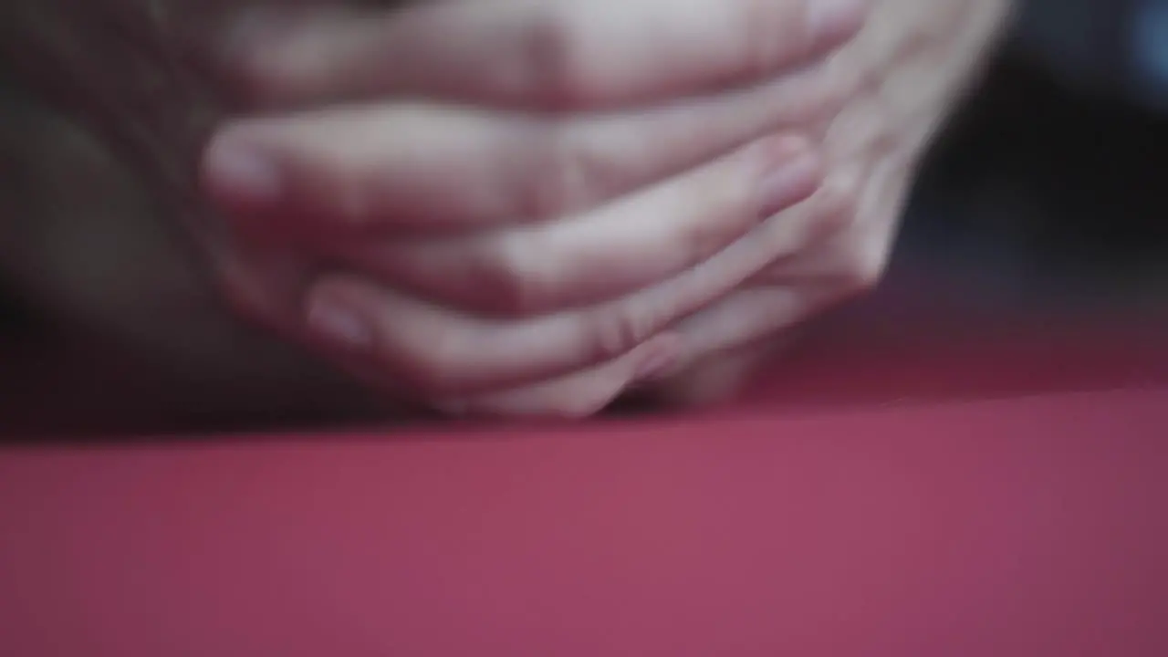 Feet close up of a man while he is meditating in the morning