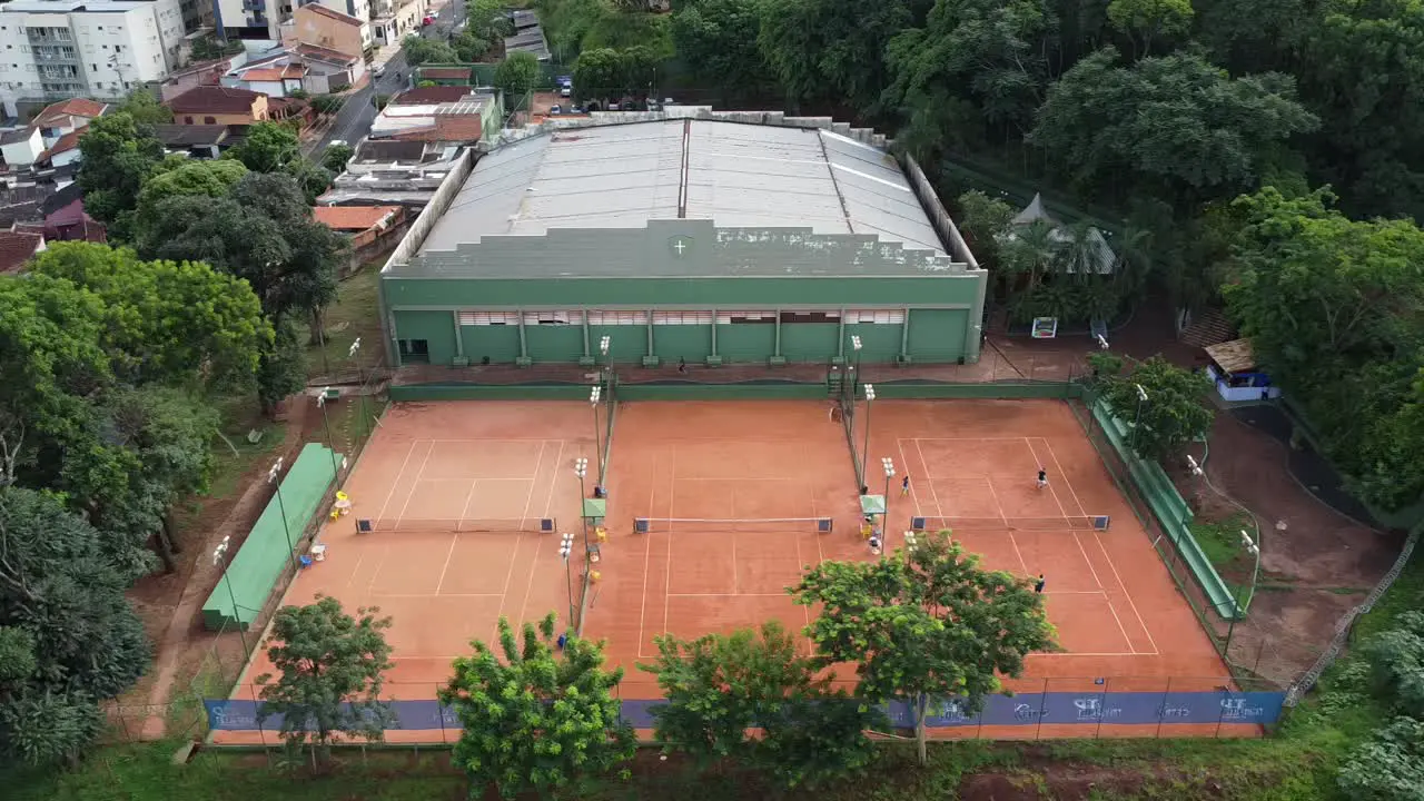 Paralaxe panoramic view of a tennis academy in Ribeirão Preto Brazil