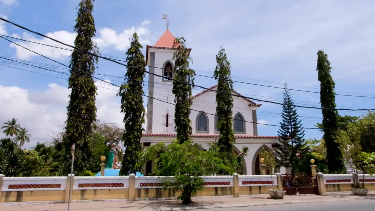 A view of religious landmark of De Santo António de Motael Roman Catholic church in Dili East Timor Timor-Leste