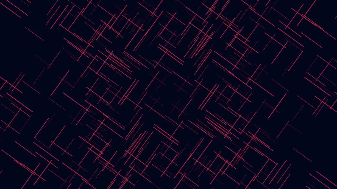 Dynamic red line grid on black background