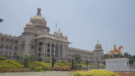 Exterior Of Vidhana Soudha Legislative Assembly Building In Bangalore India 3