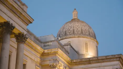 The National Gallery In Trafalgar Square London UK At Dusk 1