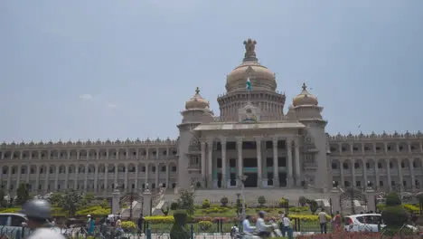 Exterior Of Vidhana Soudha Legislative Assembly Building In Bangalore India 1