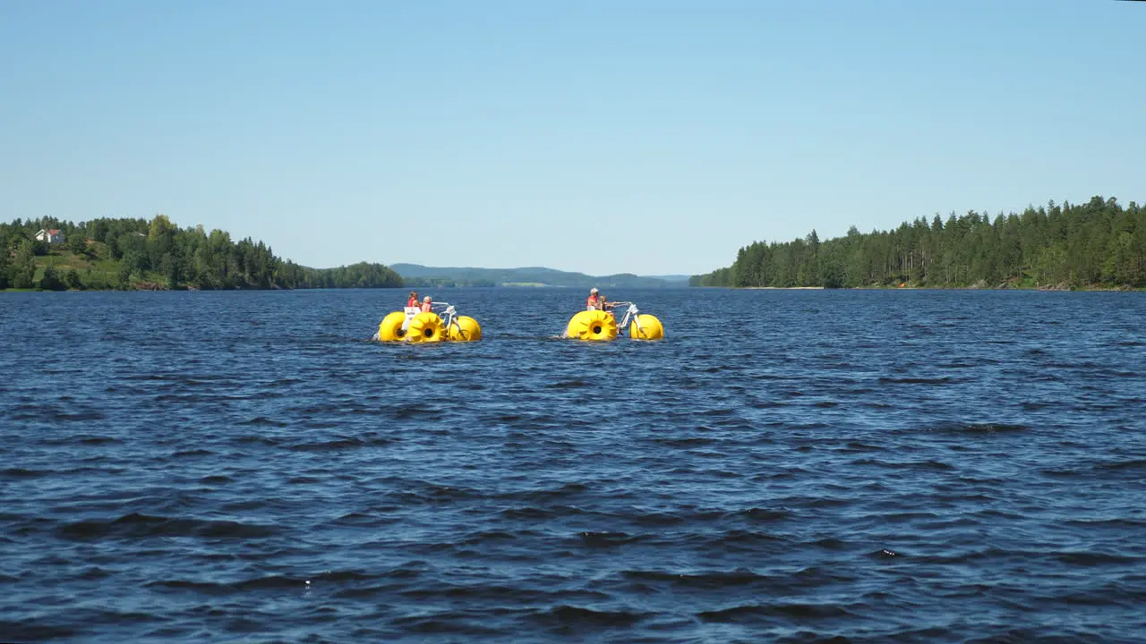 Water Bikes at Water Lake