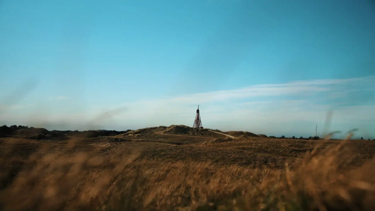 Historical Sonderhoe Kaveren Fanø from a distance Denmark