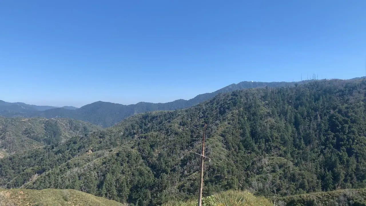 Hiking trail in wilderness California