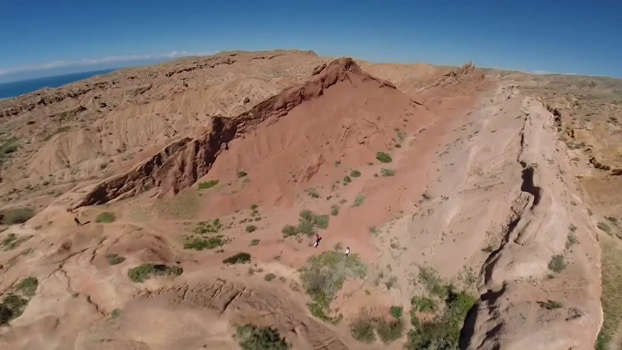 Flight Over Clay Mountains