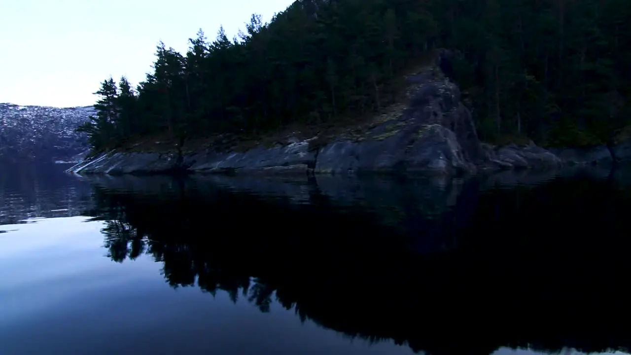 boating in the fjords surrounding Bergen Norway