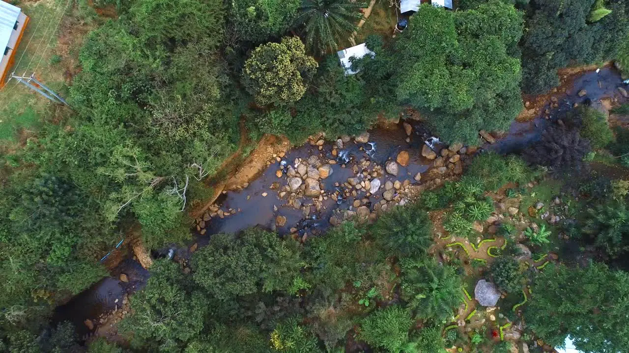 Aerial view of the Morogoro rock garden