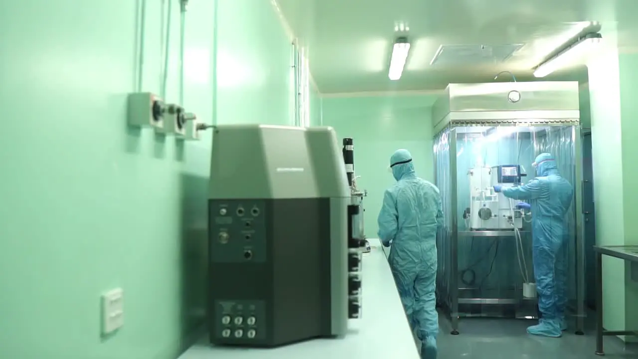 Medical Research Lab Scientists Working In Hospital