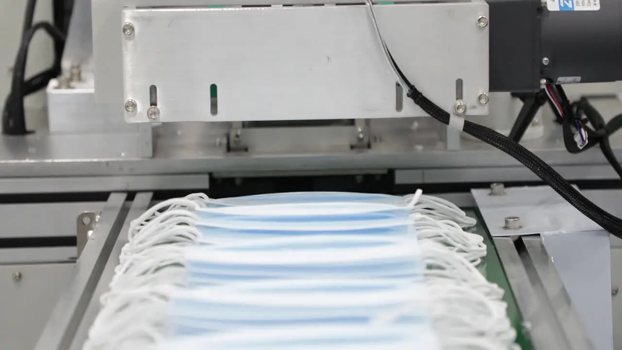 Production Line Of Disposable Medical Clothing For Protection Against The Corona Virus