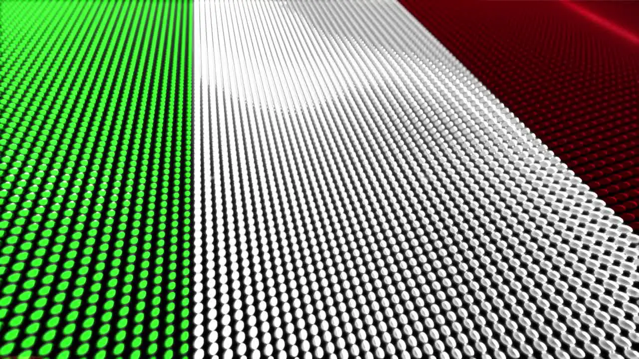 Motion Particle Flag Loop Italy