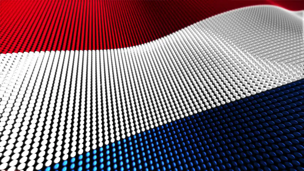 Motion Particle Flag Loop Netherlands