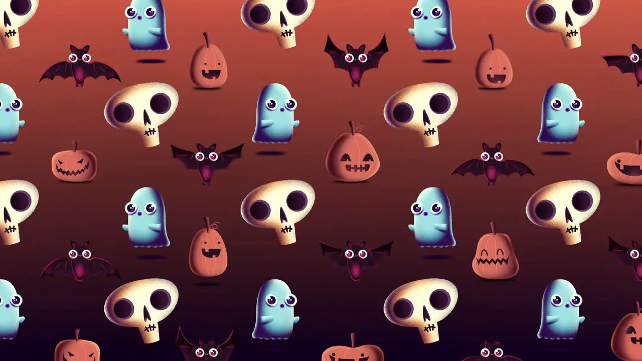 Halloween Theme Animated Motion Graphic Composition 