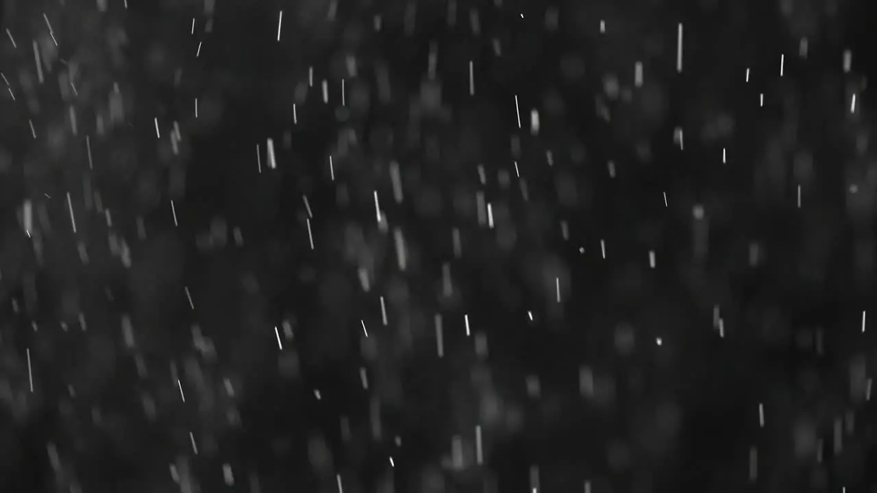 Stormy Snow Particle Scene