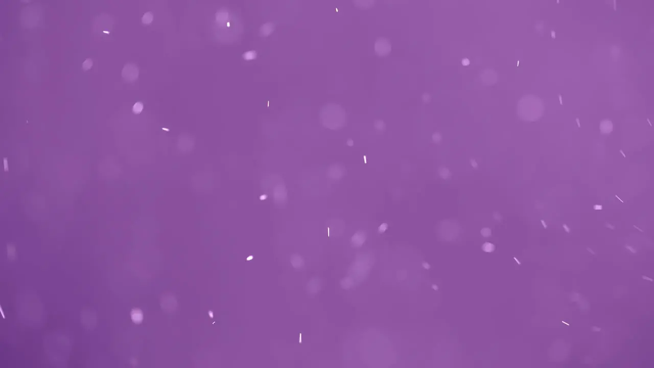 Floating Purple Bokeh Particles