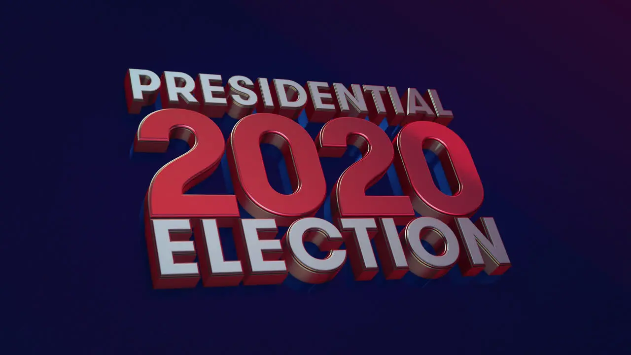 2020 US Presidential Election 3D Motion Graphic