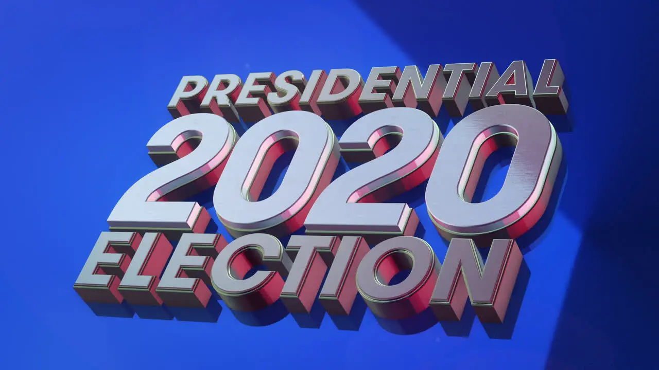 3D US 2020 Presidential Election Motion Graphic