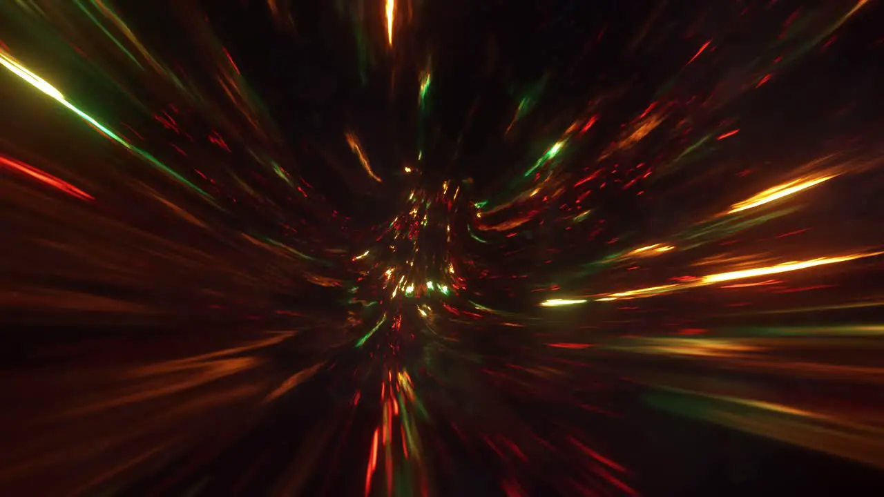 Red Green and Orange Fast Wormhole Travel in Space