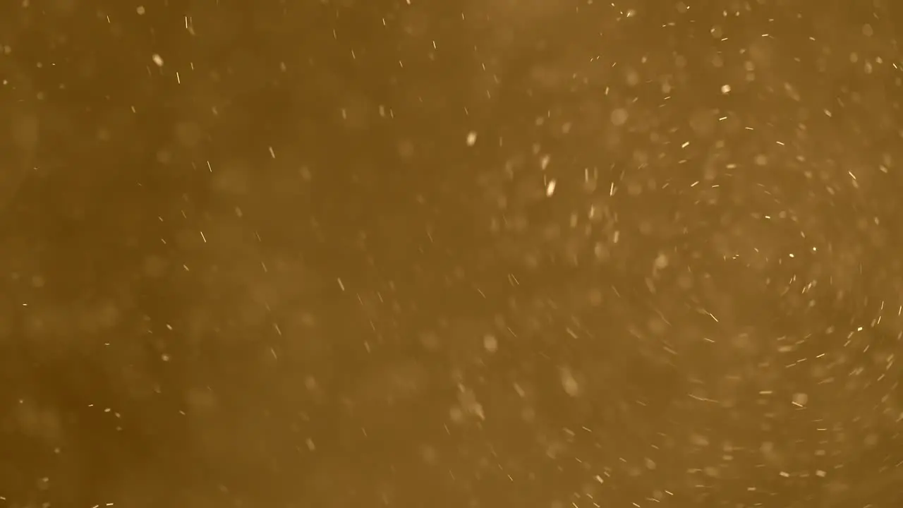 Orange Particles Heavily Swirling