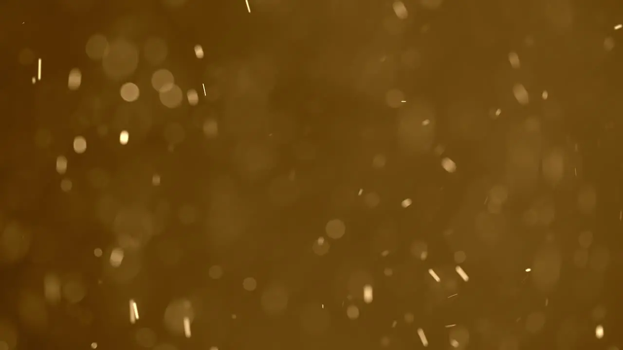 Heavily Falling Orange Particles