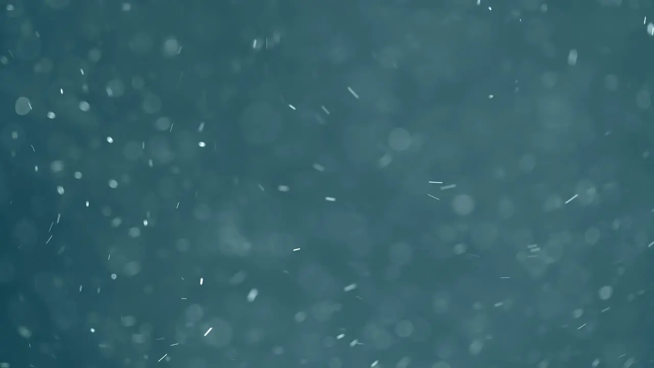 Heavily Falling Cold Blue Particles