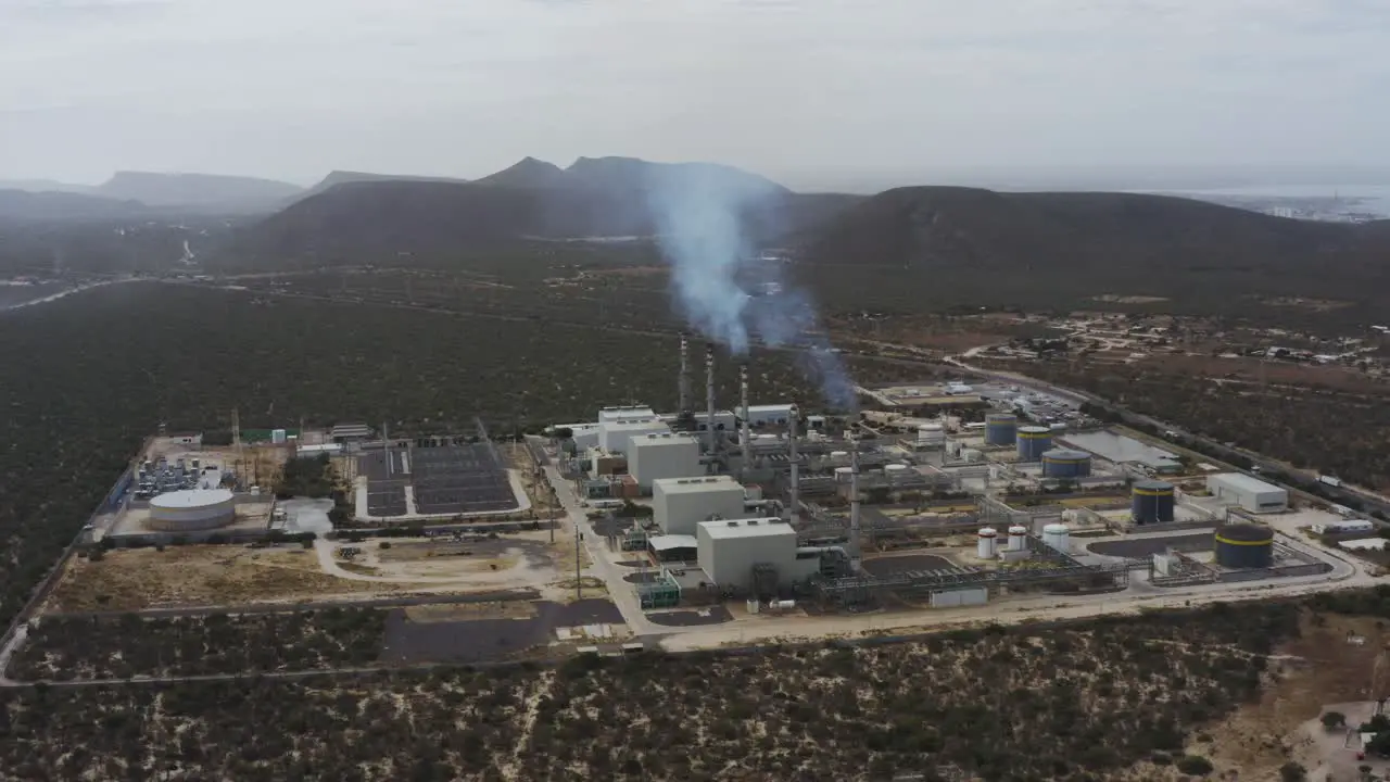 Gas-fired Power Plant owned by Iberdrola in Baja California Mexico