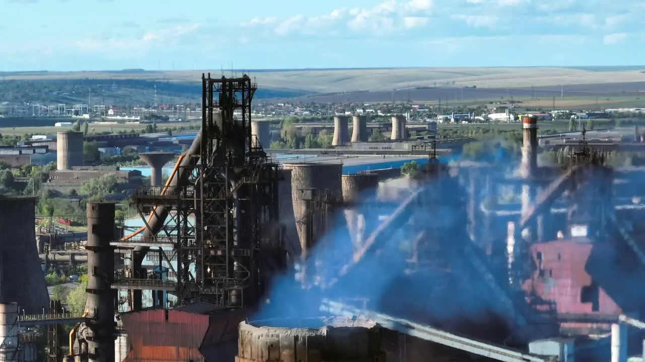 Heavy Machinery In An Open Eco-metal Recycling Plant In Galati Romania