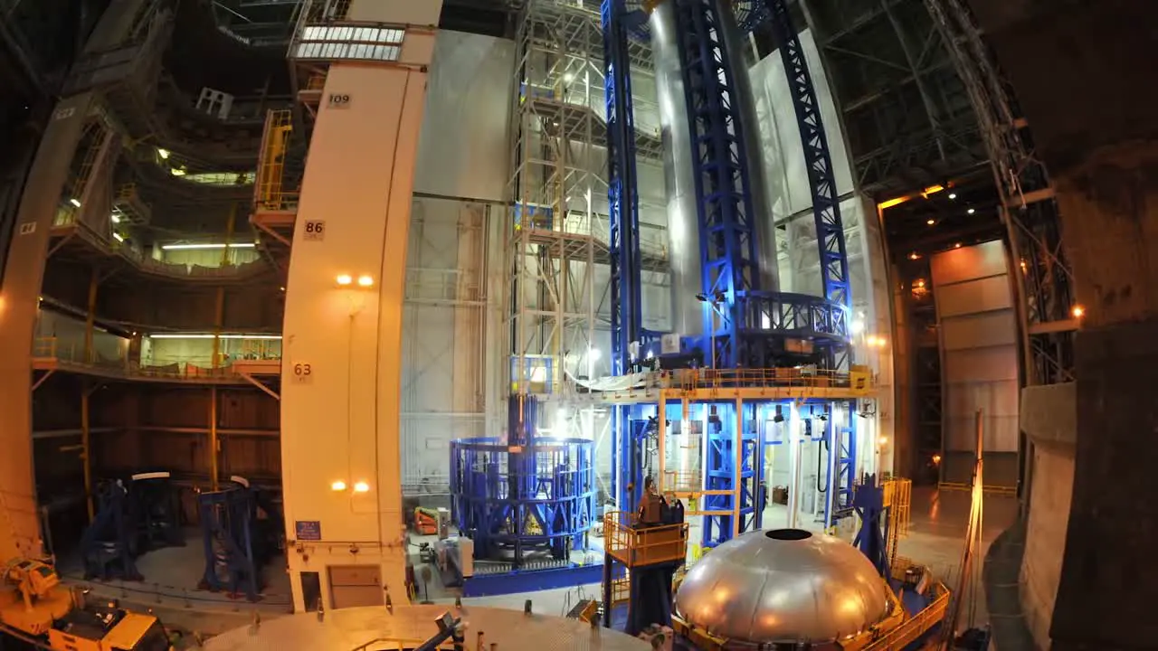 A Time Lapse Of A Massive Rocket Fuel Tank Being Constructed 1