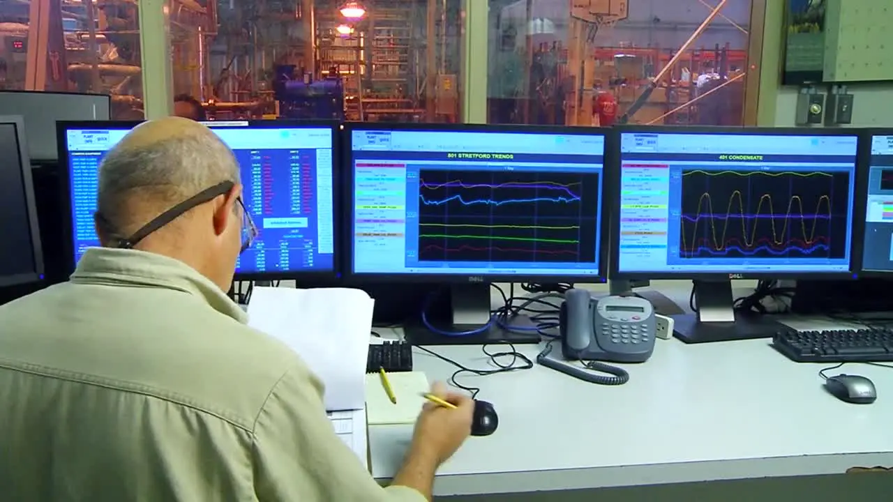 Control Room Of A Geothermal Power Plant 1