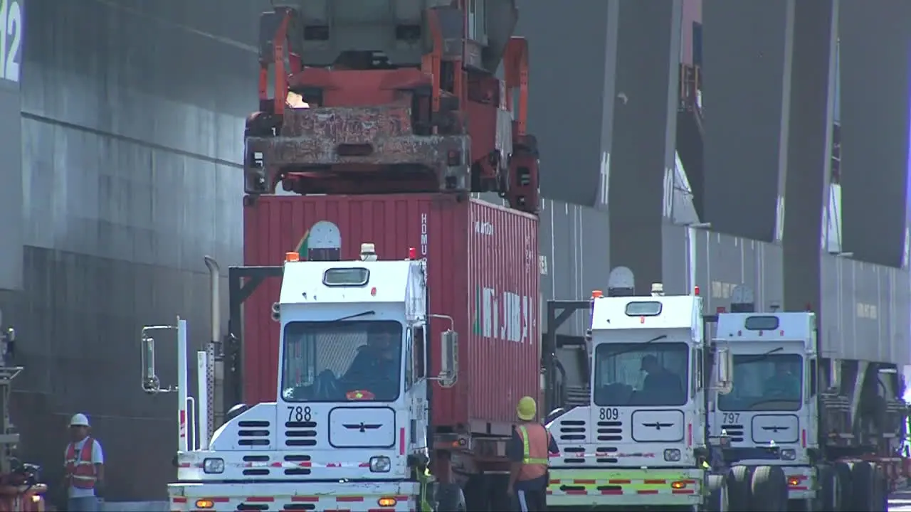 Agents From Us Customs At The Port Of Long Beach Search For Illegally Imported Products 1