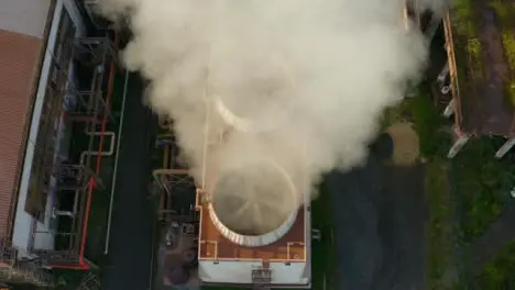 Drone Shot Rising Up Steel Manufacturing Plant In Port Talbot 02