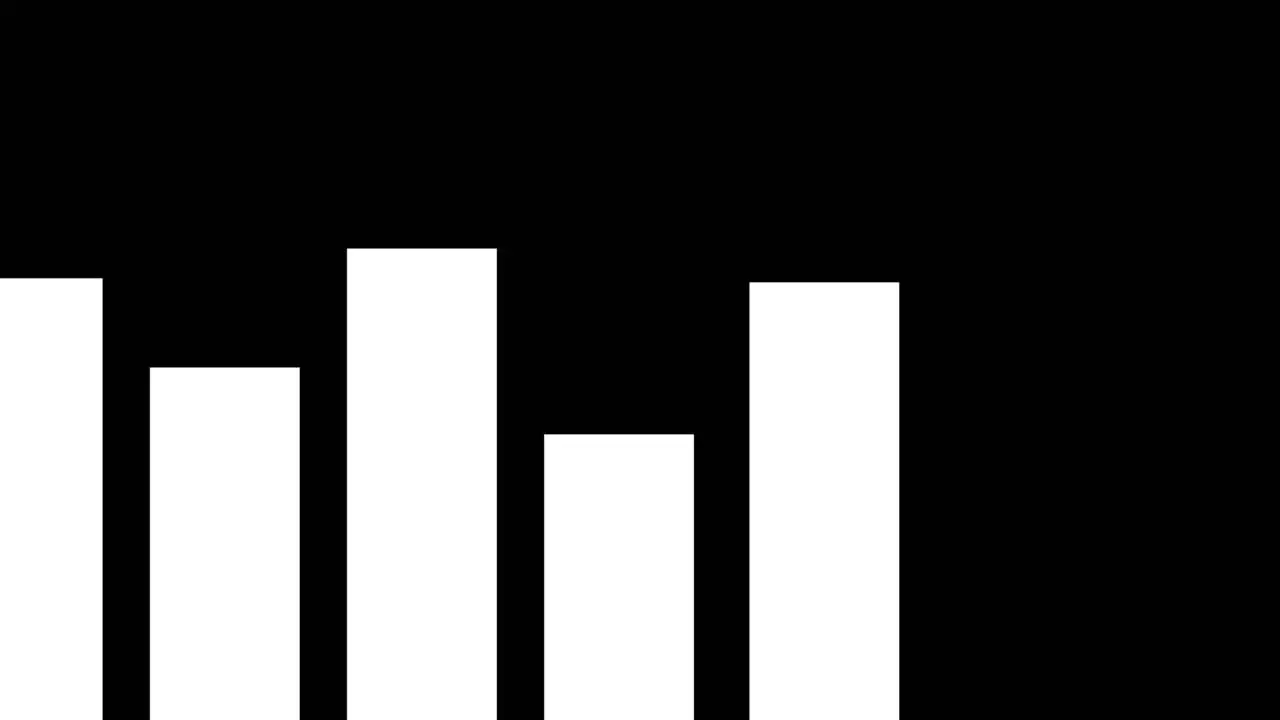 Looping Volume Graph Style Bars 4K