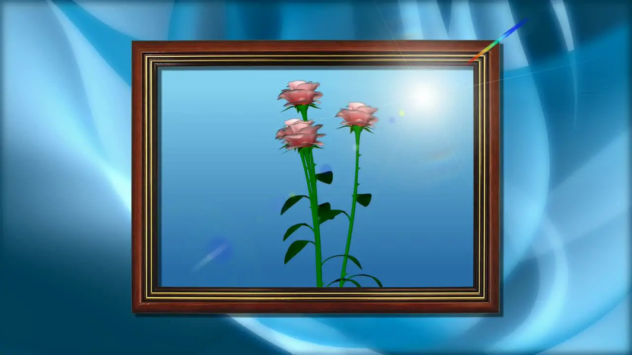 Flowers In a Frame