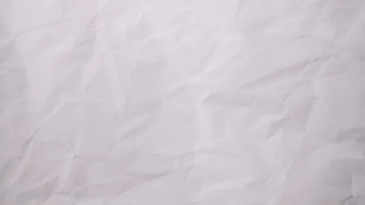 Stop Motion background of white crumpled paper for background of documentary video