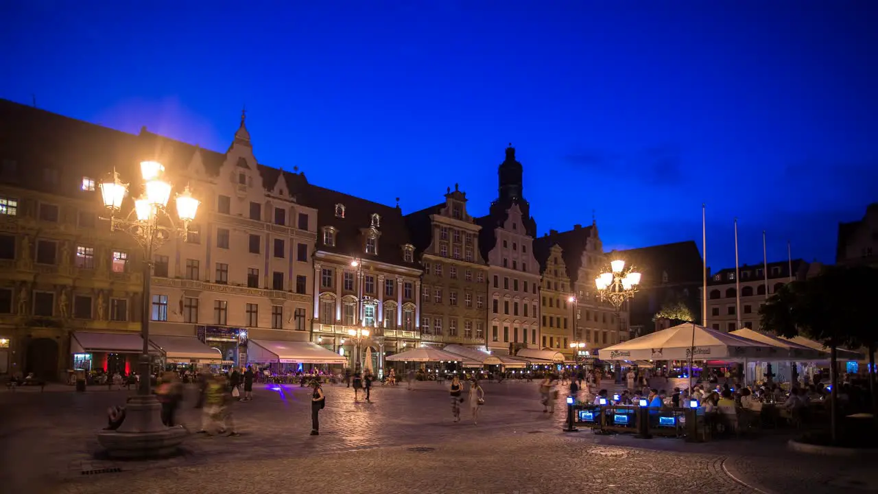 Wroclaw Evening Timelapse